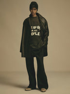 Wool Cashmere Drawstring 70's Pant