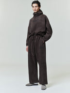 Suede Fleece Flare Pant