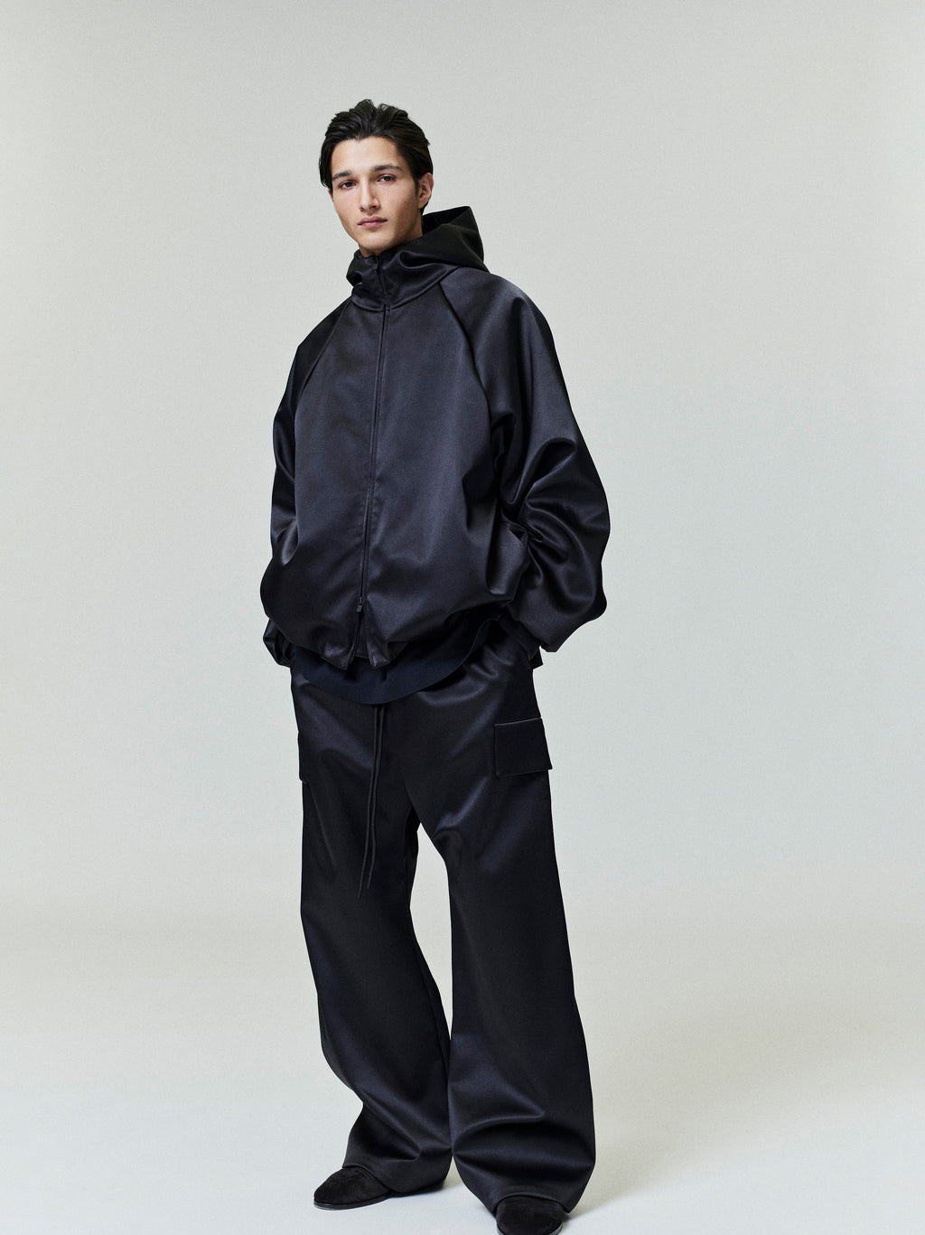 Bonded Satin Field Pant