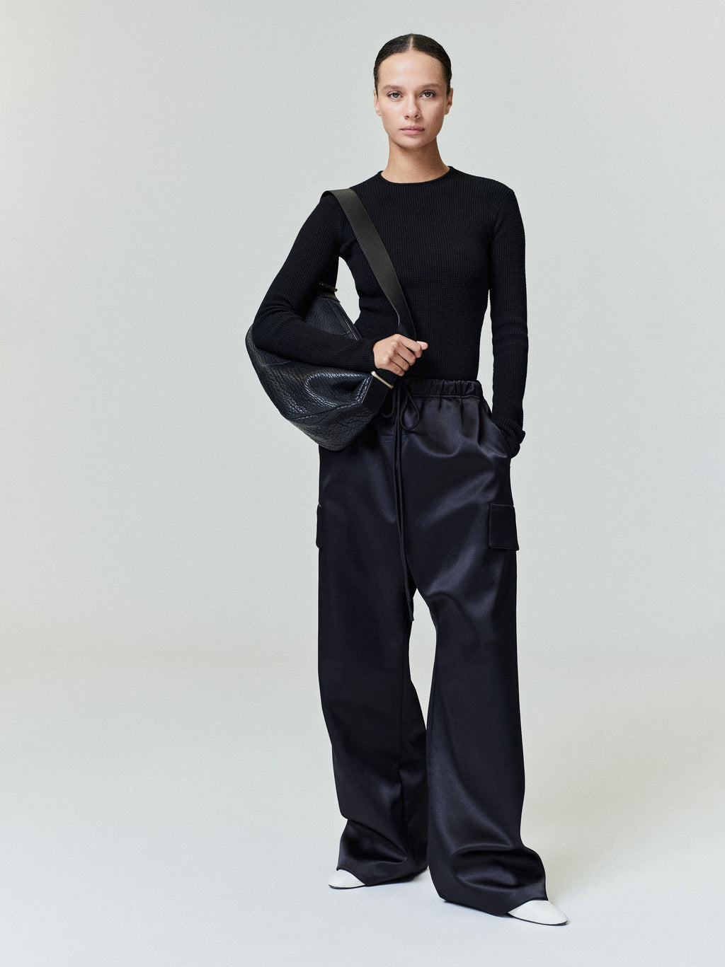 Bonded Satin Field Pant