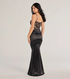 Aliana Cutout Lace And Satin Mermaid Dress