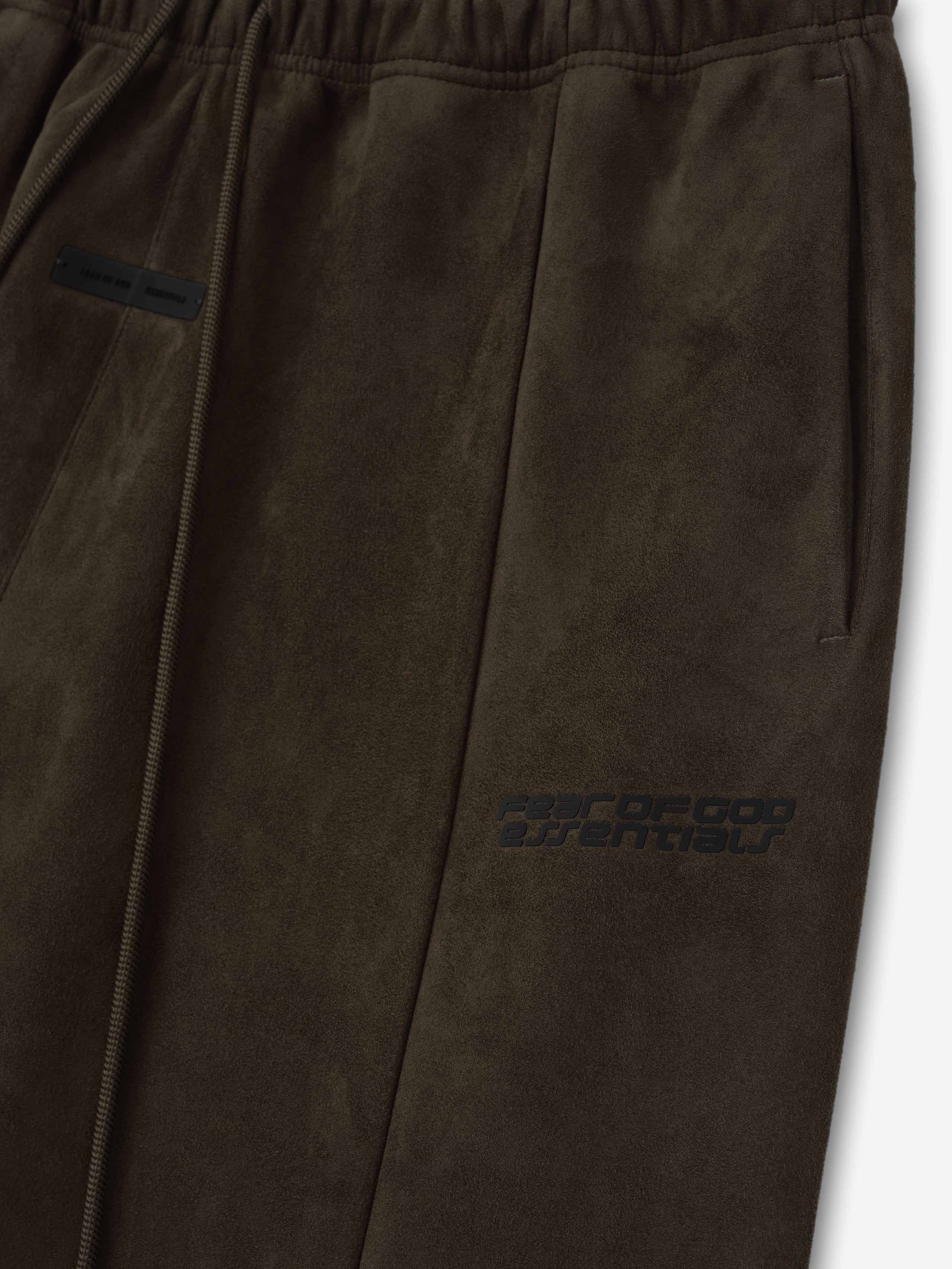Suede Fleece Flare Pant