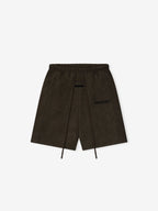 Suede Fleece Relaxed Short