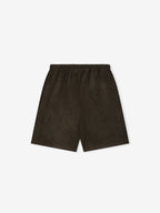 Suede Fleece Relaxed Short