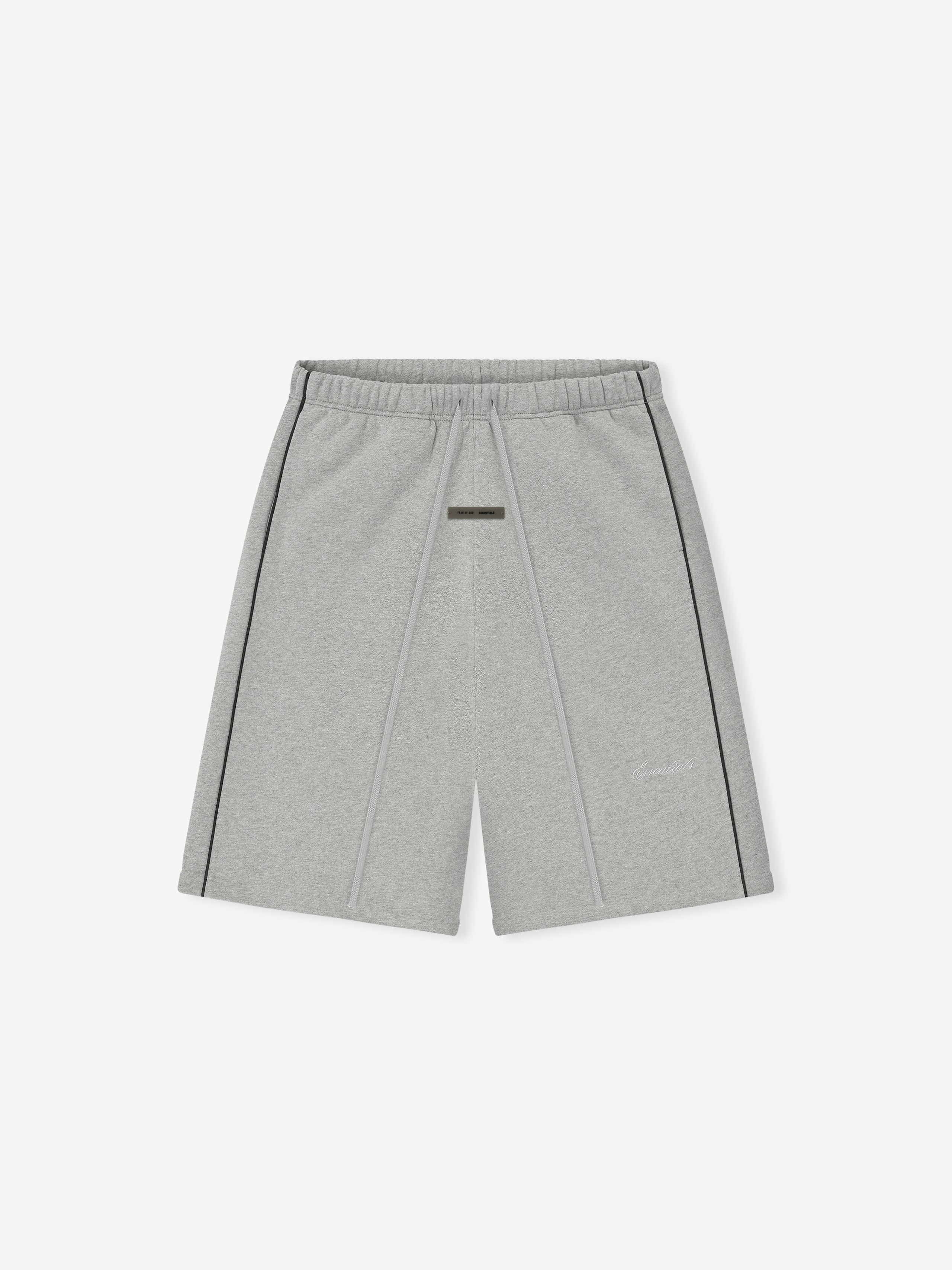 Relaxed Fleece Sweatshort With Piping