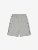 Relaxed Fleece Sweatshort With Piping