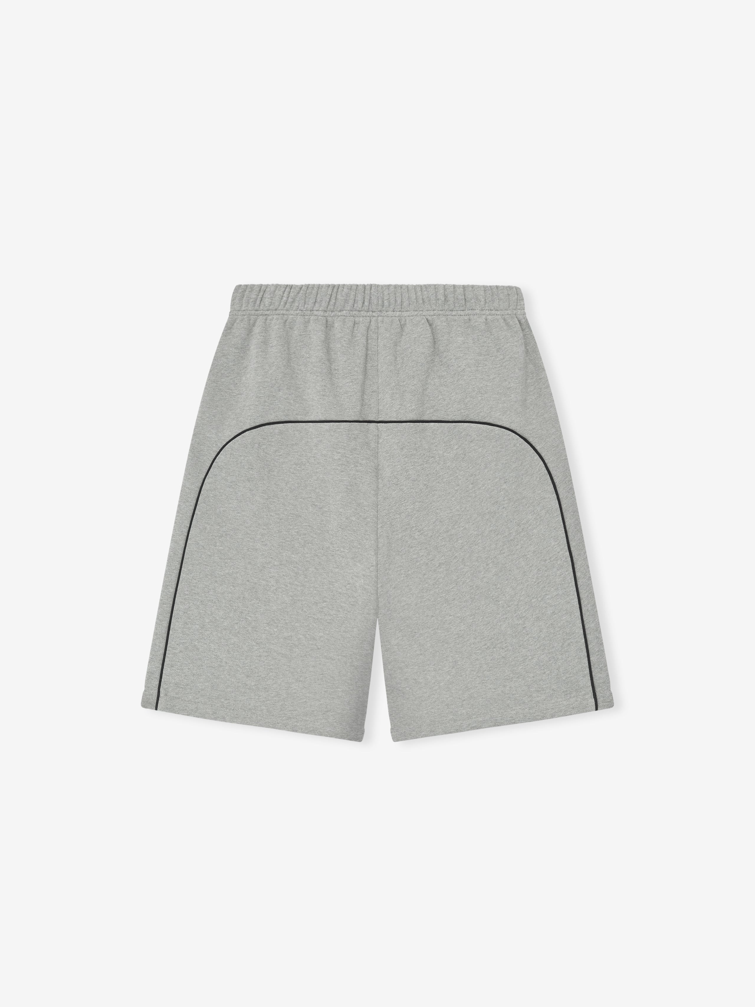 Relaxed Fleece Sweatshort With Piping