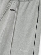 Relaxed Fleece Sweatshort With Piping