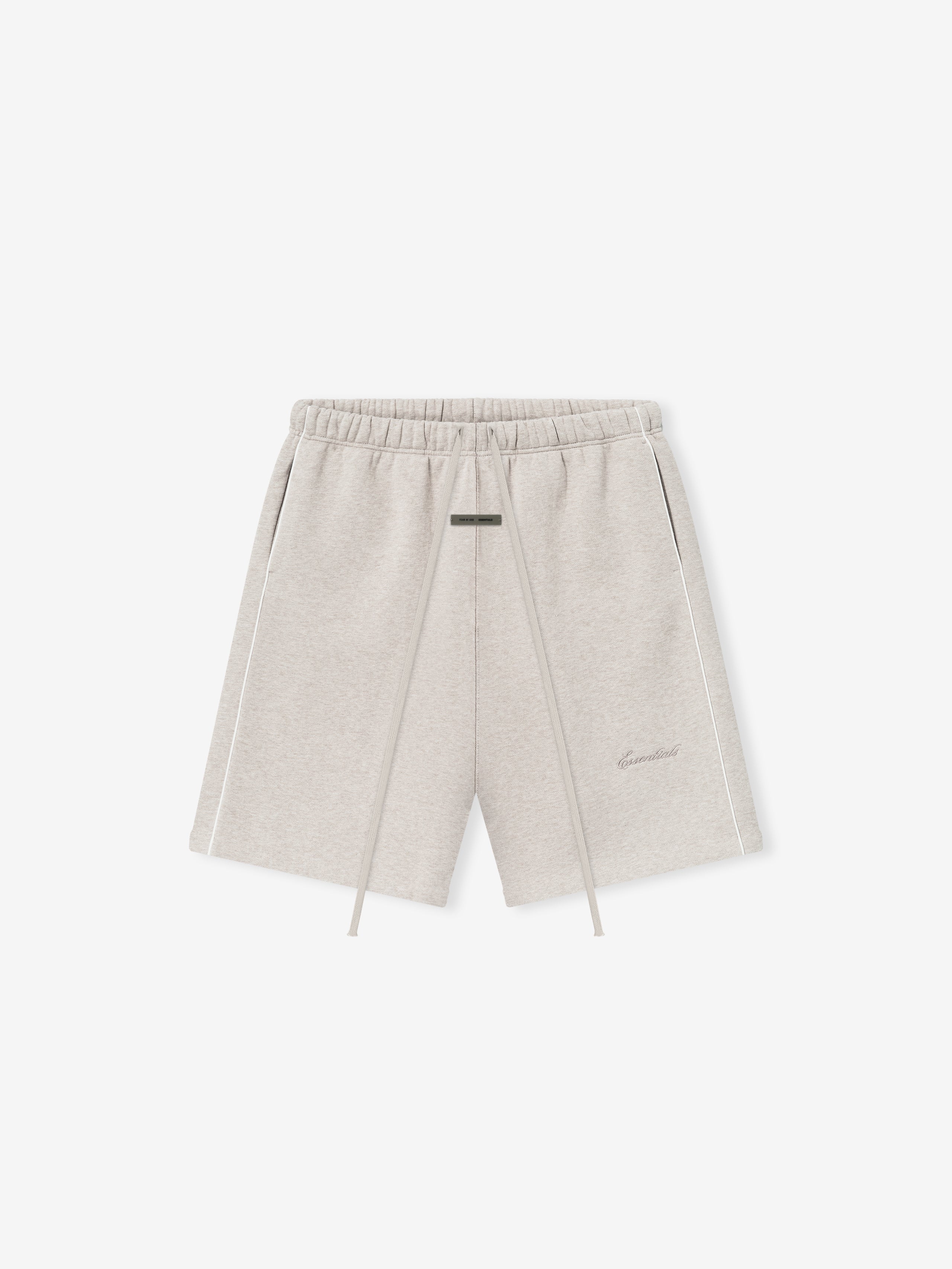 Relaxed Fleece Sweatshort With Piping