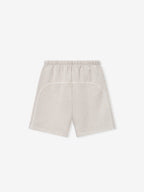 Relaxed Fleece Sweatshort With Piping