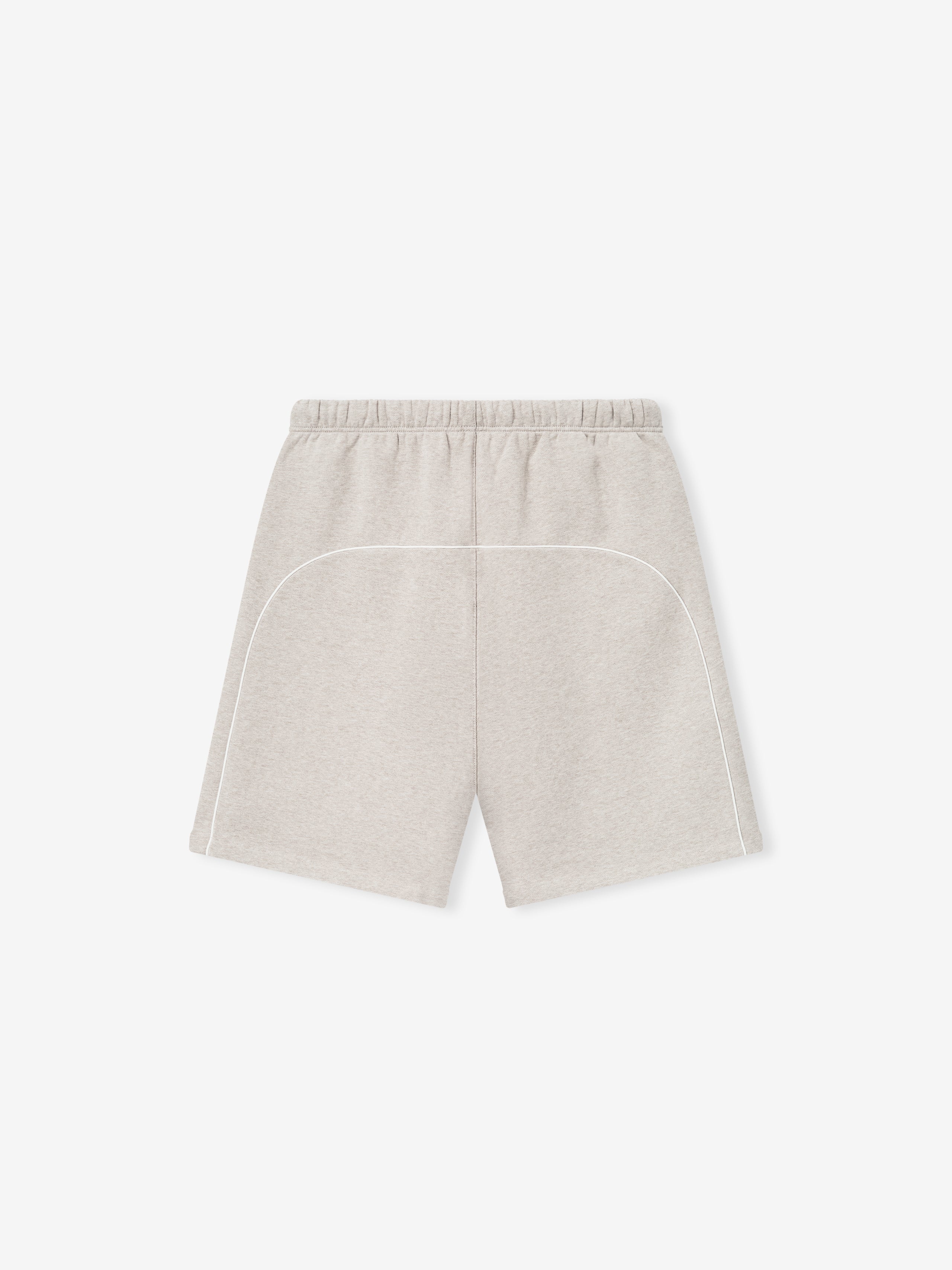 Relaxed Fleece Sweatshort With Piping