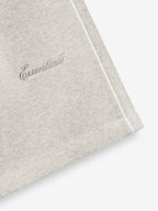 Relaxed Fleece Sweatshort With Piping