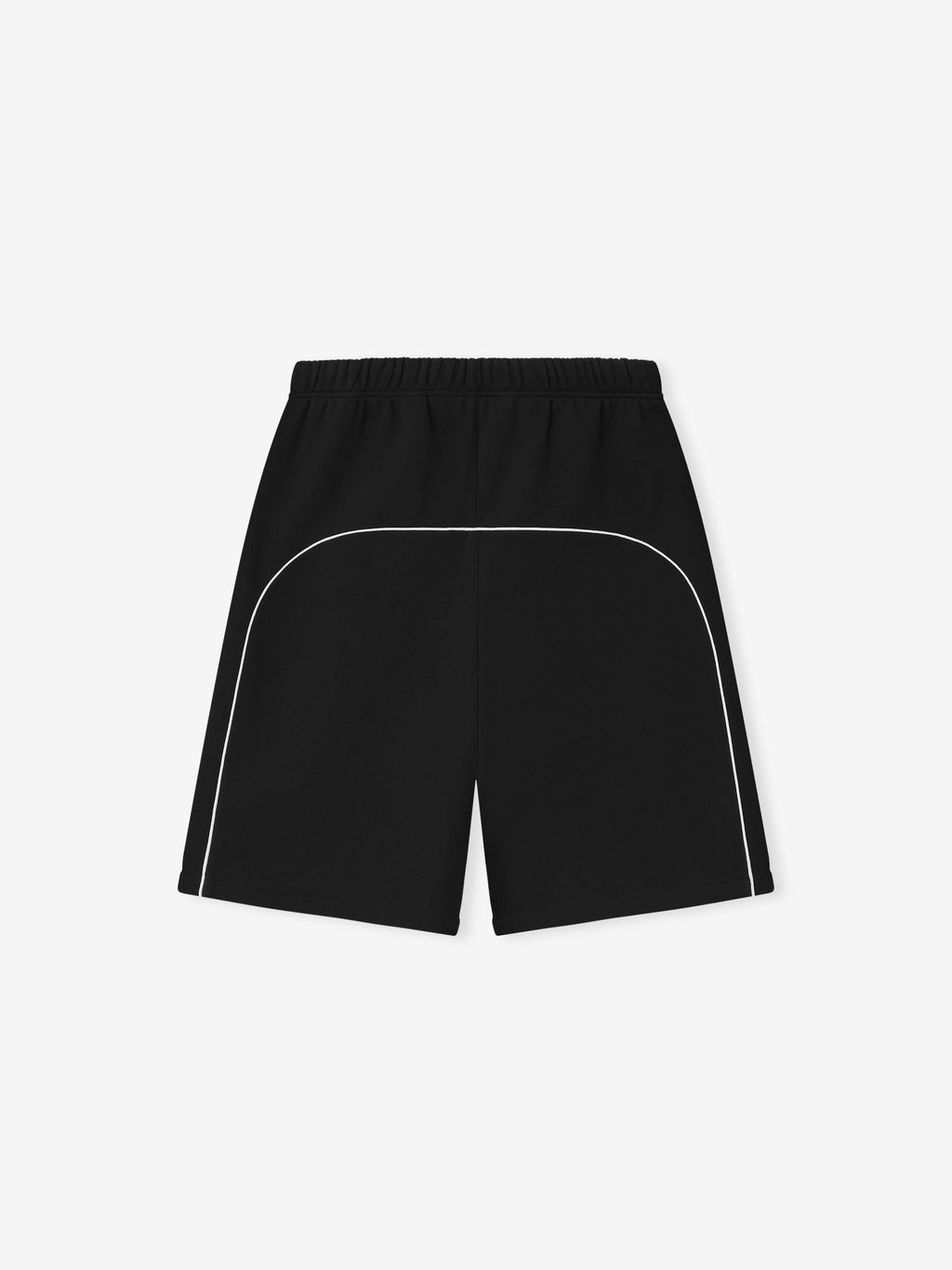 Relaxed Fleece Sweatshort With Piping