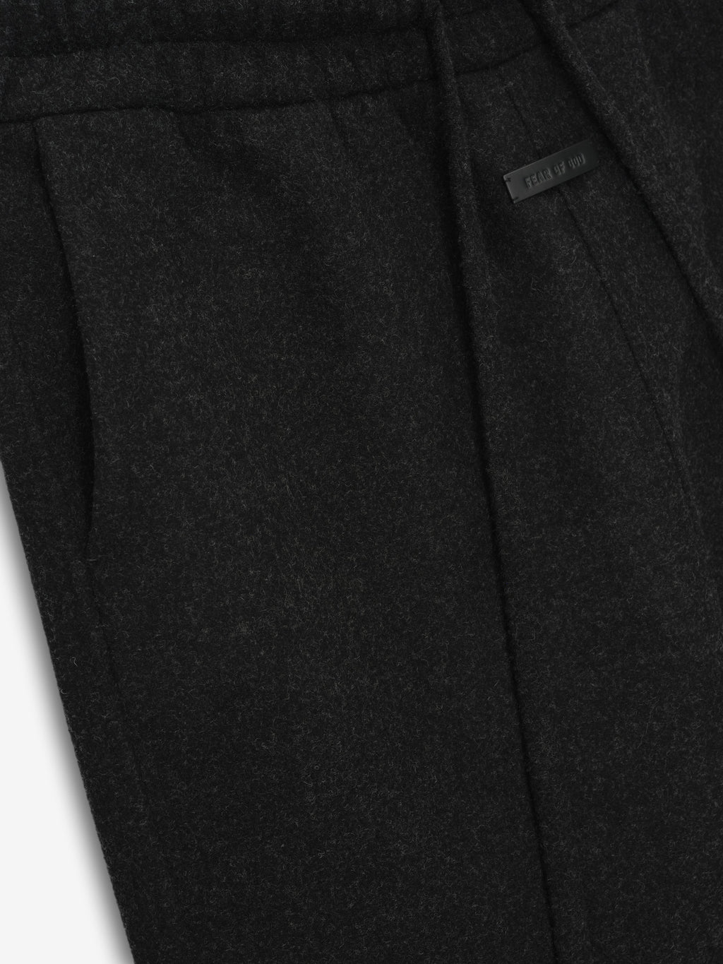 Wool Cashmere Drawstring 70's Pant