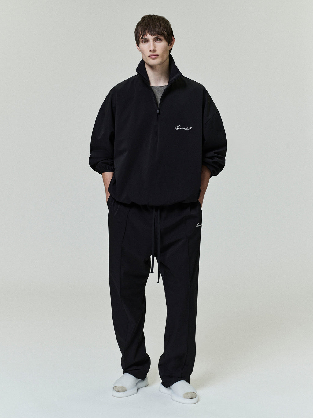 Sporty Nylon Relaxed Trackpant