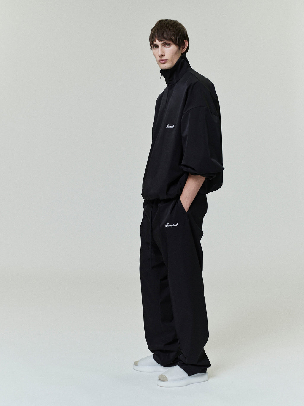 Sporty Nylon Relaxed Trackpant