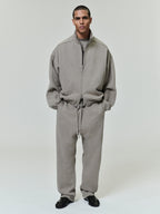 Relaxed Fleece Sweatpant With Piping