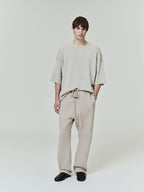 Relaxed Fleece Sweatpant With Piping