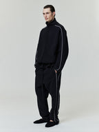 Relaxed Fleece Sweatpant With Piping