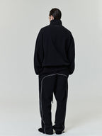 Relaxed Fleece Sweatpant With Piping