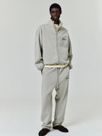 Relaxed Fleece Sweatpant With Piping