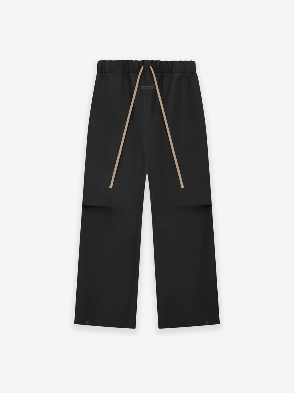 Rubber Knee Pleat Wide Leg Pant