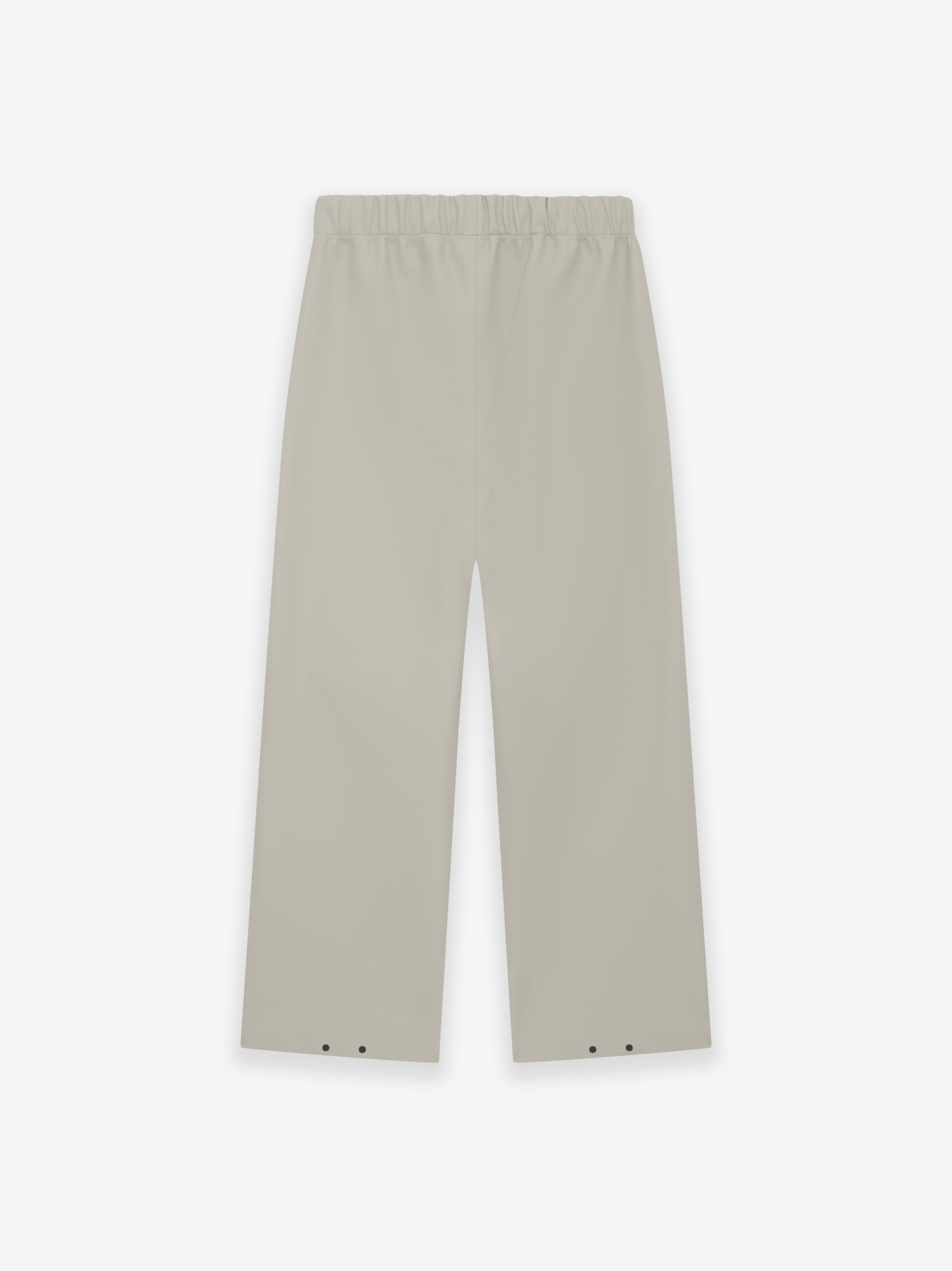 Rubberized Knee Pleat Wide Leg Pant