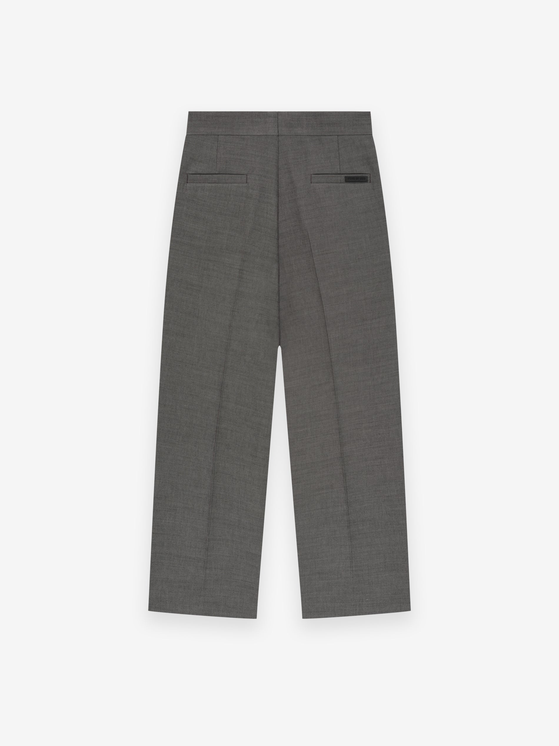 Double Cotton Wool Wide Leg Trousers