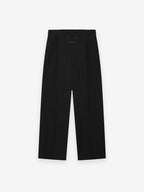 Heavy Twill Drawstring Wide Leg Pant