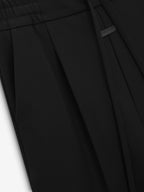 Heavy Twill Drawstring Wide Leg Pant