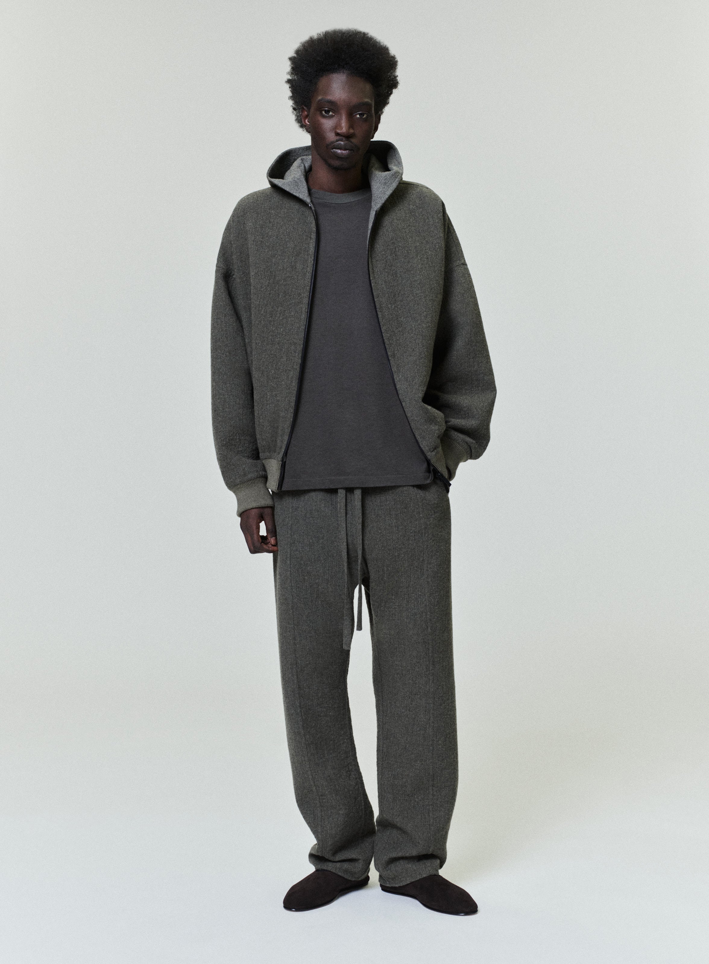 Textured Wool Forum Pants