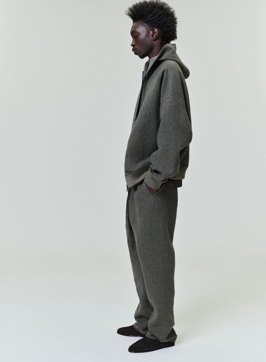 Textured Wool Forum Pants